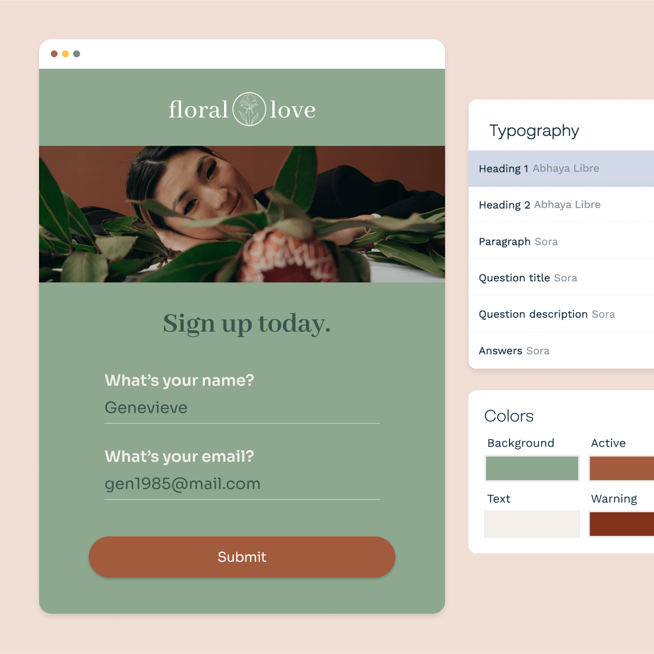 Visually stunning online forms made with Paperform